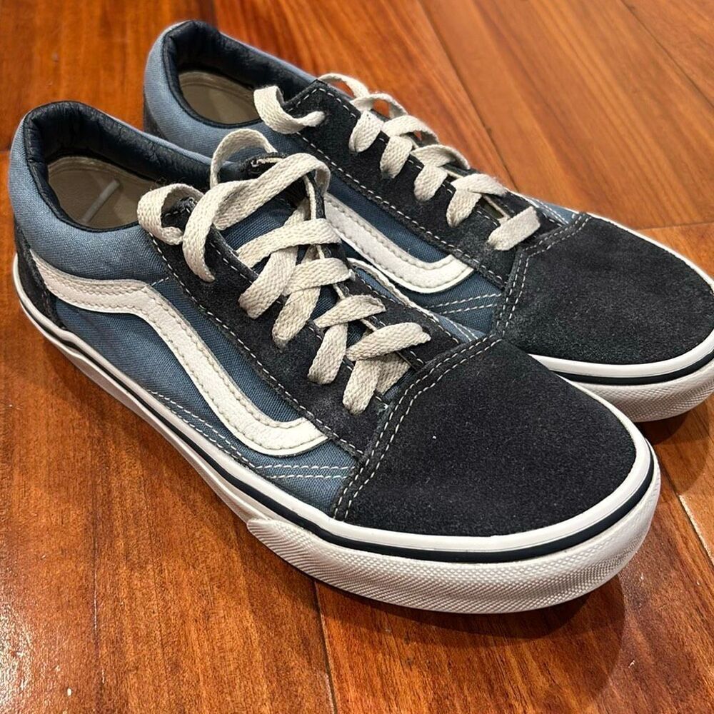 Vans Old Skool – Navy/True White | Kids Size 4.5Y Sneakers Shoes